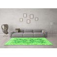 thumbnail image 3 of Ahgly Company Indoor Rectangle Oriental Green Traditional Area Rugs, 3' x 5', 3 of 4