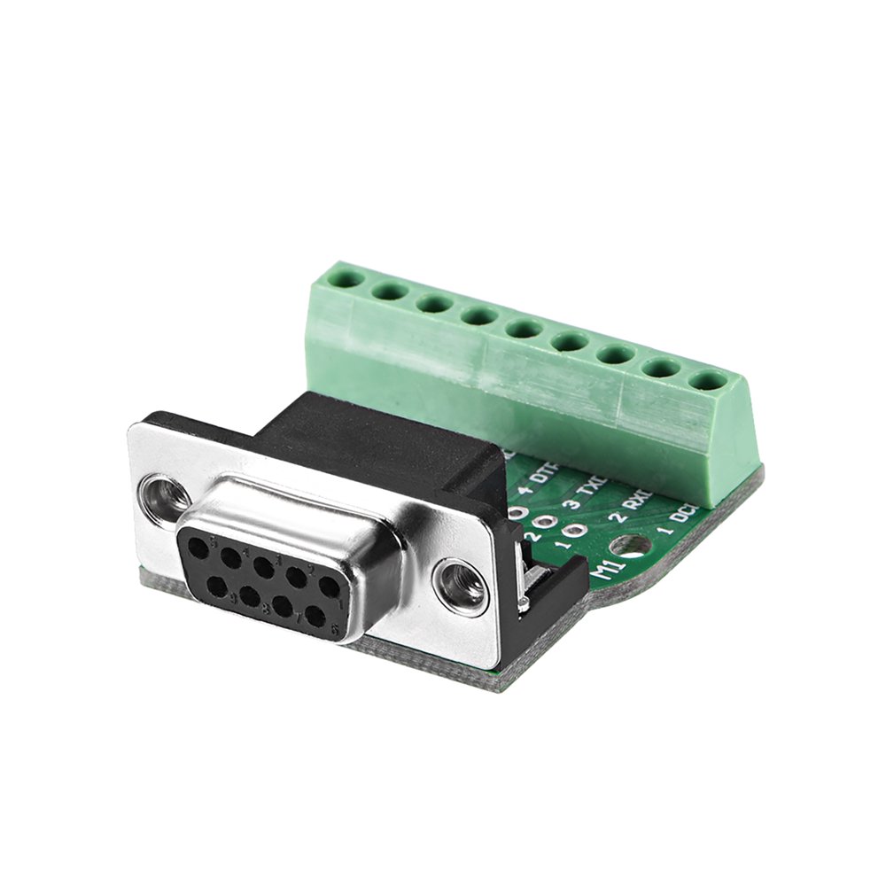Dsub DB9 Breakout Board Connector 2 Row Female RS232 Serial Port