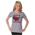 thumbnail image 3 of Kansas Center of Attention Heartland Womens Fitted Plus Size Graphic Tee Brisco Brands 2X, 3 of 5