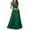 Green, variant on Sngxgn Dresses for Women Front Tie Cap Sleeves V Neck Midi Bodycon Dress(Green,S)