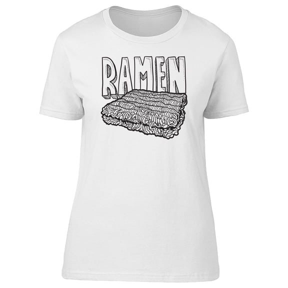 Ramen Noodles Hand Drawn Tee Men's -Image by Shutterstock