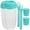 Green, variant on WRISTBIQUE Salad Storage Container Health Enthusiasts 2Pcs 1000Ml