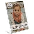 thumbnail image 1 of Soporte acrílico para letreros con fotomatón Nook, 4 x 6 pulgadas (12 unidades), 1 of 9
