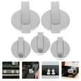 Gong 5pcs Kitchen Gas Stove Control Switch Knobs Stainless Steel Gas ...