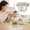 Gray, variant on 1 Pack Glass Baby Food Storage Containers - 8 Oz Baby Food Jars with Lids Baby Food Maker Microwave Dishwasher Freezer Safe 100% Leak Proof BPA Free Reusable
