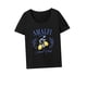 thumbnail image 5 of Camiseta para mujer, cómoda camiseta de verano con cuello redondo para oficina, senderismo, vacaciones Negro, 5 of 7