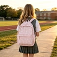 thumbnail image 2 of Cute Bow Knot Casual Backpack for Middle School Students Lightweight Stylish Schoolbag With Soft, 2 of 4