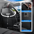 thumbnail image 5 of Front Seat Covers Fit for Toyota Avalon 2001-2022,Breathable Faux Leather Front Car Seat Covers,Waterproof Anti-Slip Wear-Resistant & Easy to Clean Seat Covers (Black&Red, Front Seat), 5 of 7