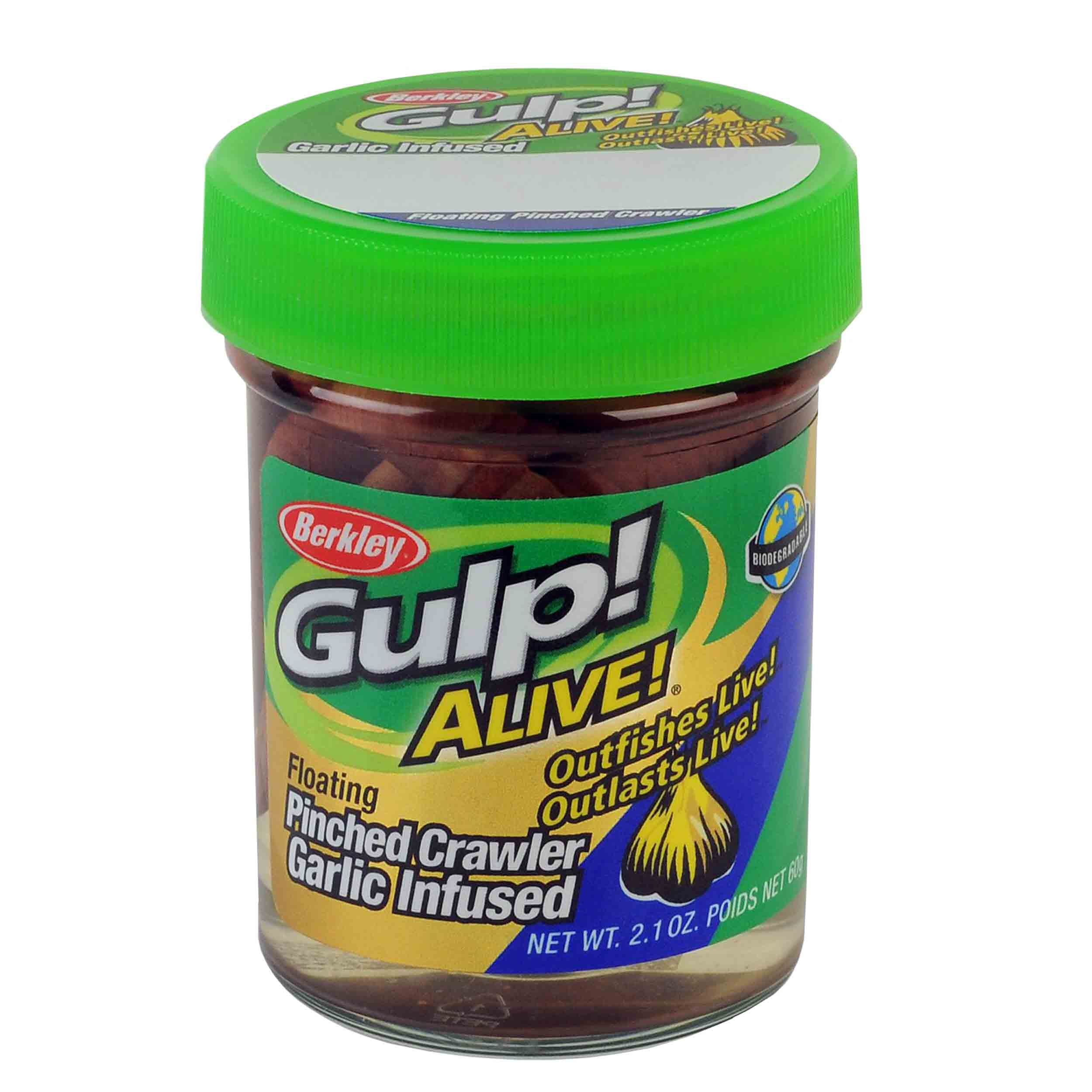 Berkley Gulp! Alive!® Floating Pinched Crawler Fishing Soft Bait