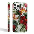 thumbnail image 1 of Tobelint Deep Red Flower Case for iPhone 14 Pro Max,Aesthetic Colourful Floral Pattern Bumper Case Cover, 1 of 5