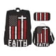 thumbnail image 1 of Balery USA Flag Cross Mochila Escolar 3 en 1 para Niños - Mochila Resistente con Lonchera Térmica y Estuche - Mochila Escolar para Niños y Niñas, 1 of 7