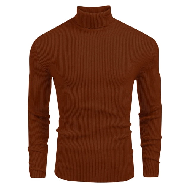 Weiqiqre Chandail à Col Roulé Coupe Ajustée Chandail à Col Roulé pour Hommes Chandail à Manches Longues Chandail Thermique