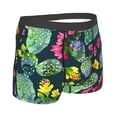 thumbnail image 3 of Disketp Watercolor Cactuses Men'S Boxer Briefs,Soft And Breathable Cotton Underwear With Comfortflex Waistband, 3 of 8