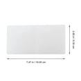 thumbnail image 2 of CUITING 5pcs Transparent Static Cling Sticker Shields For Car Windshield Clear Window Static Cling Film Decals For Car Parking Permit Inspection Sticker Holder, 2 of 8