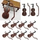 thumbnail image 4 of Miniature Violin, Dollhouse Violin Small Portable 10 Sets Plastic Material  For Ornament ANGGREK Miniature Violin, 4 of 8