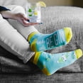 thumbnail image 3 of Pavilion Gift Company - Gin and Tonic - Cotton Blend Ankle Socks, 3 of 9