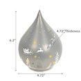 thumbnail image 4 of Led Teardrop Glass Stand (Santa On A Sleigh) (Silver) - Set of 2, 4 of 4
