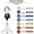 thumbnail image 4 of Arbre de Vie Attrape-Rêves Chakra Fait Main 7 Pierres de Cristal Chakra, 4 of 5