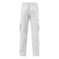 thumbnail image 4 of Qopobobo Men'S Pants Men Pants Casual Men's Utility Flex Cargo Pants, Classic-Fit Casual Stretch Work Pants, Water Resistant Lightweight Tactical Hiking Pants Light Gray,L, 4 of 6