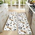 thumbnail image 4 of Kitchen Rugs Sets Of 2,Beagle Dog and Footprints Anti Fatigue Kitchen Mat Rugs Non Slip Washable,Decorative Kitchen Floor Mats for Kitchen,Sink,Laundry,17"X47", 4 of 5