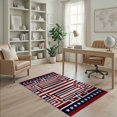 thumbnail image 2 of ODIKA Front Border Patriotic Striped Stars Festive Generic Door Independence for Playroom, Bedroom, Reading Nook, Pet Friendly & Kids Safe Play, 2 of 7