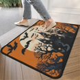 thumbnail image 4 of Evil Pumpkin Ghost Non Slip Door Mat - Innovative Design 30x17 Inch Happy Halloween Protection Throw Rugs Layered Door Mats for Entryway Porch Entryway Kitchen, 4 of 7