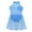 Light Blue, variant on iiniim Kids Girls Halter Cutouts Modern Lyrical Dance Leotard Tulle Dress Ballet Latin Jazz Ice Skating Ivory 10