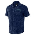 thumbnail image 2 of Men's Darius Rucker Collection by Fanatics  Navy Seattle Mariners Denim Team Color Button-Up Shirt, 2 of 3