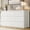 Dressers | White B, variant on 7 Drawer Dresser for Bedroom, Wide Modern Chest of Drawers, Large Wood Dresser Wooden Storage Organizer for Living Room, Hallway Entryway