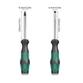 thumbnail image 2 of 2Pcs Multipurpose Handle Screwdriver Set Magnetic Insulated Security Repair Hand Tool Straight Type Screw Driver, 2 of 8