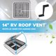 thumbnail image 3 of Kit De Ventilación De Techo Para Vehículos Recreativos, Ventilación De Techo Para Vehículos Recreativos, Resistente A Los Rayos UV, Polietileno A Prueba De Fugas De 14 Pulgadas, 3 of 7