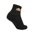 thumbnail image 3 of Ellesse Unisex Quarter Socks, 3 Pair - Tallo, Ankle Socks, Logo Black 37-42,5 (Uk 4-8), 3 of 4
