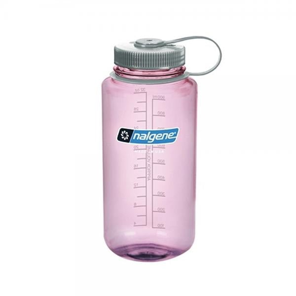 Nalgene Tritan Wide Mouth BPAFree Water Bottle, Cosmo W/ Gray Cap