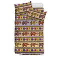 thumbnail image 1 of Rhino African Afro Dashiki Adinkra Kente Pattern Bedding Set, 1 of 2