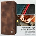 thumbnail image 4 of Nalacover For Samsung S20 Wallet case 【RFID Blocking】【Slide Pocket Slot】,Credit Card Holder Flip Folio Book PU Leather Protective Cover Women Men For Galaxy S20, brown, 4 of 9