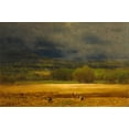 thumbnail image 2 of Inness, George 24x17 White Modern Wood Framed Museum Art Print Titled - The Wheat Field, 2 of 4