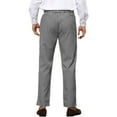 thumbnail image 3 of INSPIRE CHIC Men's Pants Houndstooth Checked Slim Fit Zipper Closure Dress Pants 36 White Black, 3 of 4