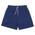 thumbnail image 2 of YHAJDS Mens Swim Trunks Solid Color Mesh Breathable Pocket 5 Inch Gym Shorts, 2 of 6