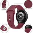 thumbnail image 2 of KOMI Silicone Band for T-Mobile SyncUP Kids Watch, Soft Waterproof SyncUP Kids Watch Band Sport Straps Replacement for Boys and Girls, Breathable & Washable Wine Red, 2 of 8