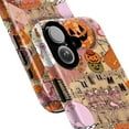 thumbnail image 2 of Retro Halloween Collage iPhone Case for iPhone 16 15 14 13 12 11 Pro Max Plus Mini – Cute Spooky Autumn Skeleton Ghost Pumpkin Protective Phone Cover, 2 of 6