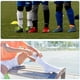 thumbnail image 5 of Uxcell 3.23 x 2.17 pulgadas 2 Pcs Mini Espinilleras de Fútbol Protectores de Pantorrilla Rosa, 5 of 6