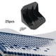 thumbnail image 5 of 25 piezas de protectores de nieve que se rompen fácilmente para juntas alzadas prácticas negro, 5 of 8