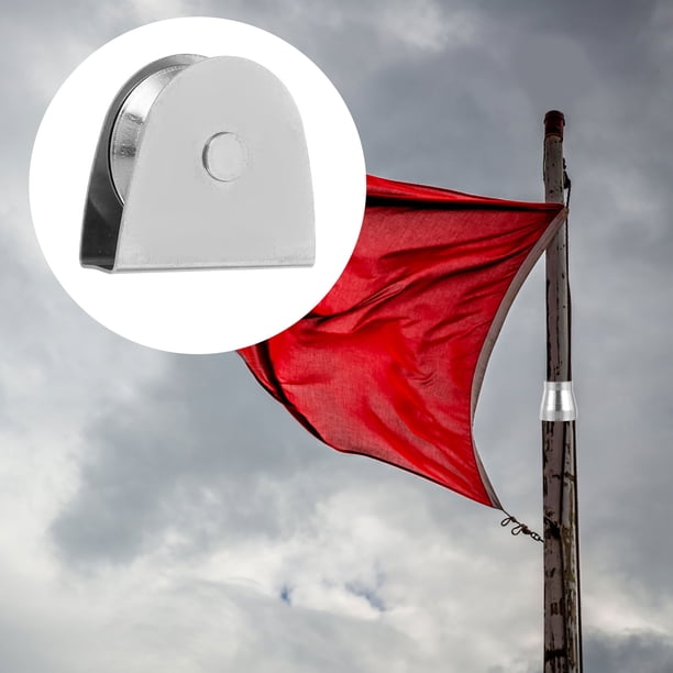 IFANLANDOR 4Ud Polea De Inoxidable Para Mástil Con Capacidad Y Resistencia Ideal Para Uso En Exteriores