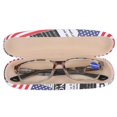 thumbnail image 1 of Gray Pattern Frame Stylish Reading Glasses Unisex Elderly Simple Presbyopic Glasses(+300 ), 1 of 5
