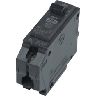 ABB Q-Line® THQL1120 Q Line 20A Single-Pole Circuit Breaker • 120/240 VAC, 20 Amp, 10 kA Interrupt • THQL One-Pole Load Center Circuit Breaker • Non-Interchangeable Thermal Magnetic Trip