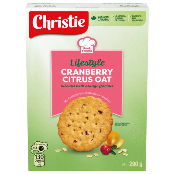 Peek Freans Lifestyle Cranberry Citris Oat Cookies, Biscuits