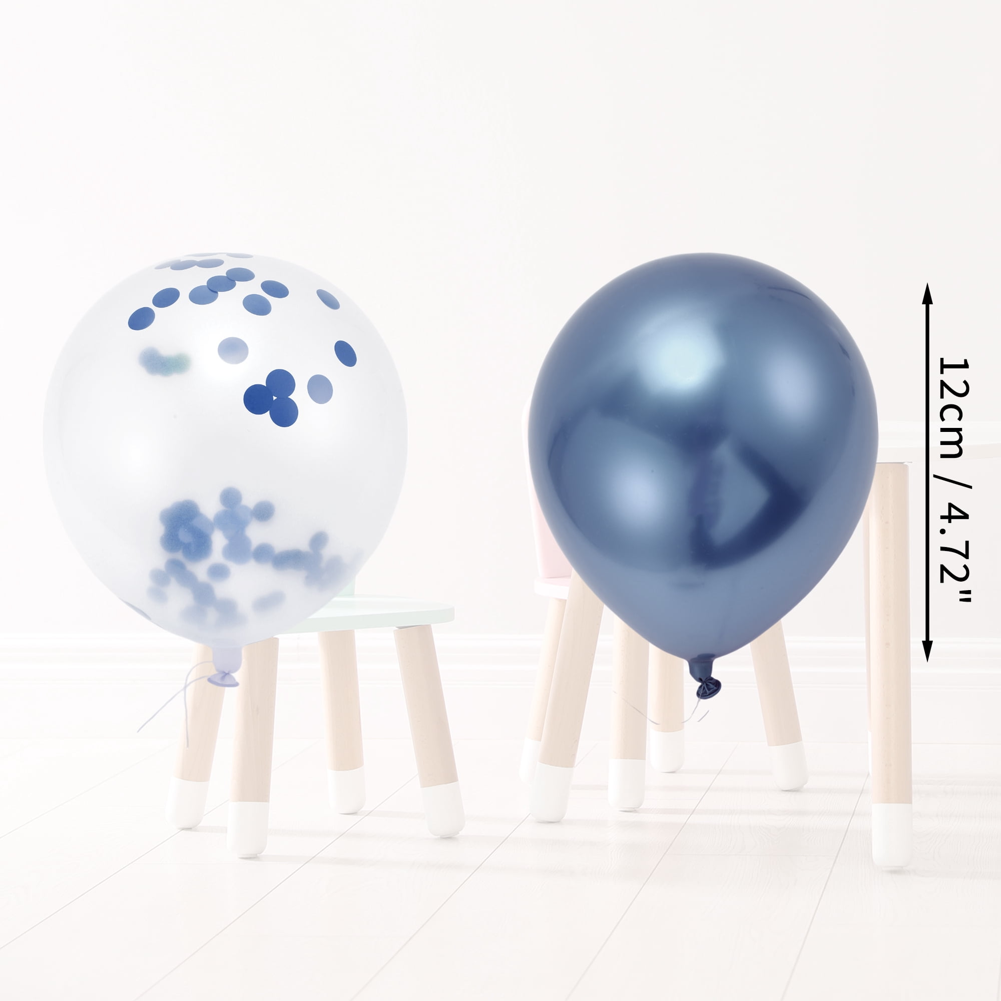 Unique Bargains 16Pcs Latex Party Wedding Graduation Anniversary Decoration Blue