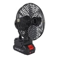thumbnail image 2 of Ventilador con pilas, impermeable, recargable, para viajes al aire libre, coche, RV, escritorio de 8 pulgadas, 1500 MAh, 2 of 10