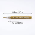 thumbnail image 4 of 0.7mm Ultra Fine Acrylic Paint Pen, Water-Based Paint Marker for Black Paper Ceramics Glass Wood Canvas Metal, 1 Pack with 4 Color Options, Fine Tip Paint Pen, 4 of 7