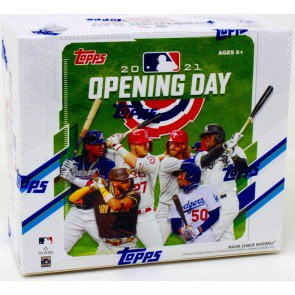 36 Packs/7 Cards: 36 Inserts 2021 Topps Opening Day Baseball Hobby Box 